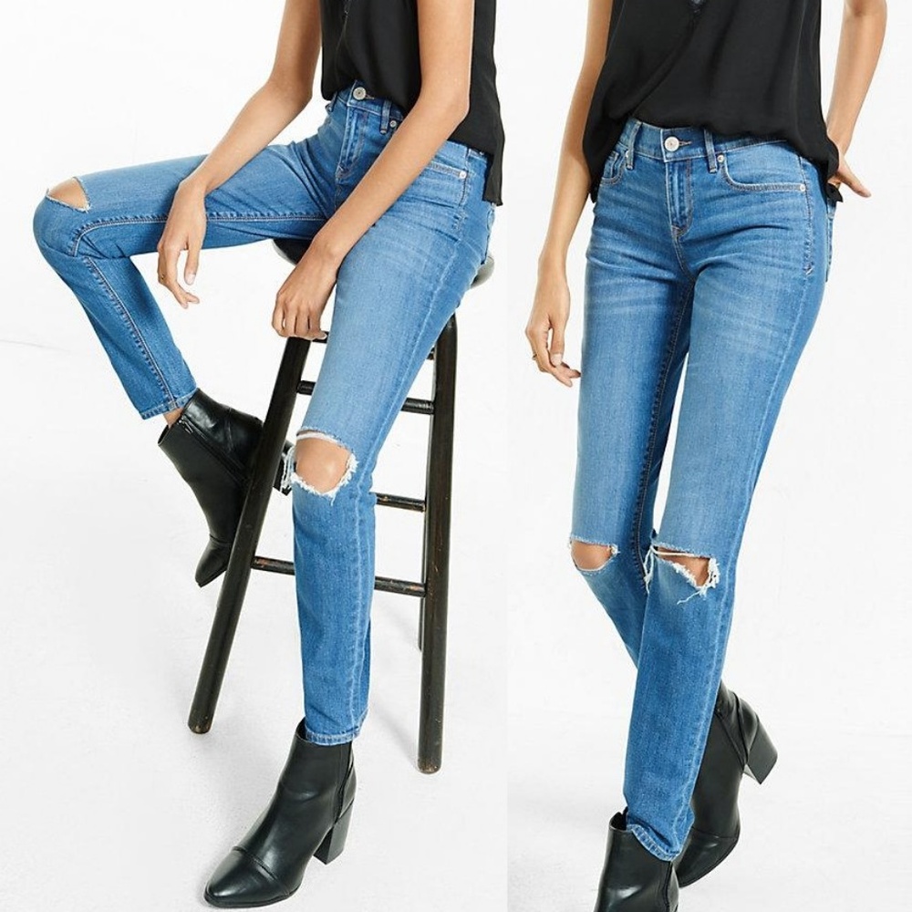 New Express Jeans Sz 12R Super Skinny :149